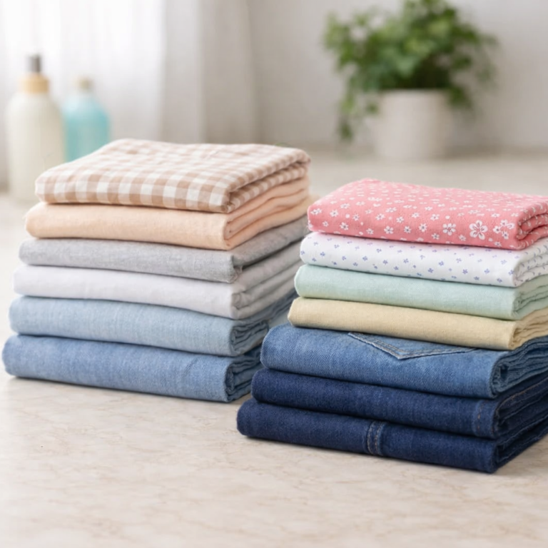 folded clothes in new york