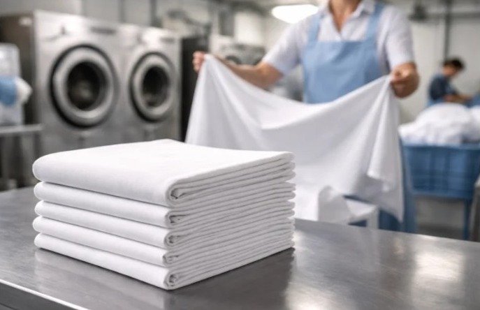 Tablecloth and linen laundry service in St. George, NYC