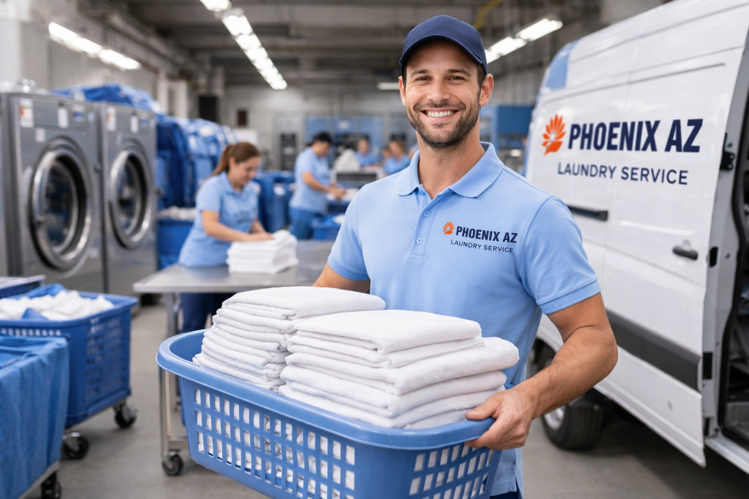 commercial laundry service in Brooklyn Heights, NYC